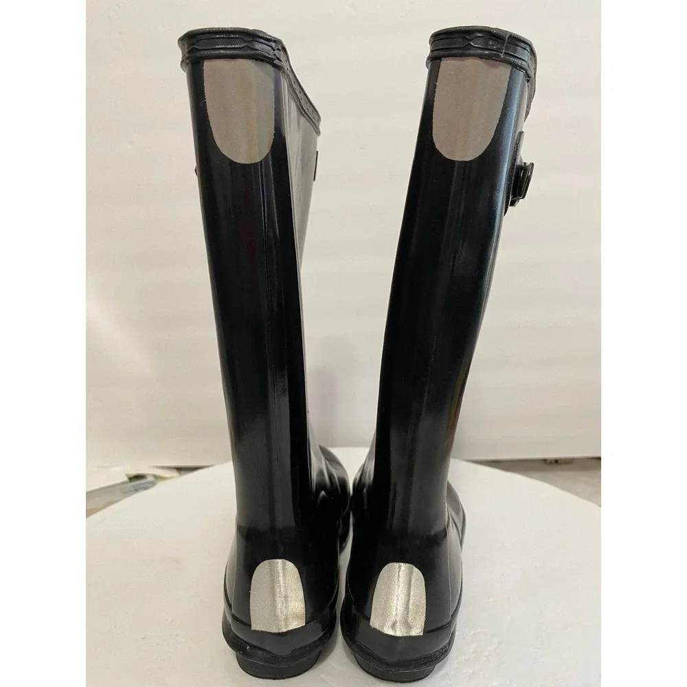 Hunter Original Kids Gloss Black Waterproof Rain Boots W23991 2b US 13‎ UK 32 EU